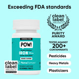 NovaFerrum Iron Supplement bottle with 90 tablets