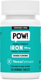 NovaFerrum Iron Supplement Chewable Tablets 36mg front view