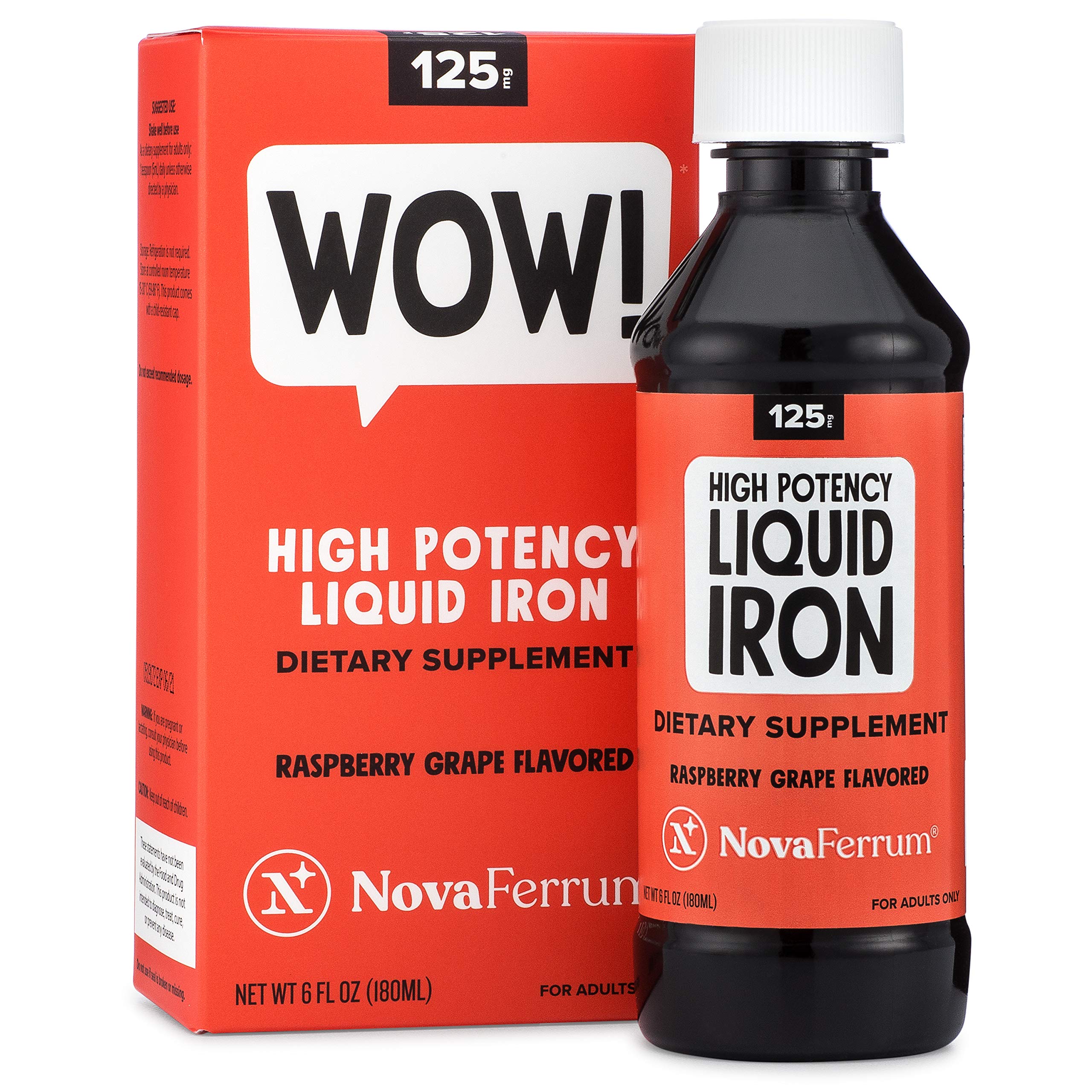 NovaFerrum Iron Supplement Liquid 125mg front view