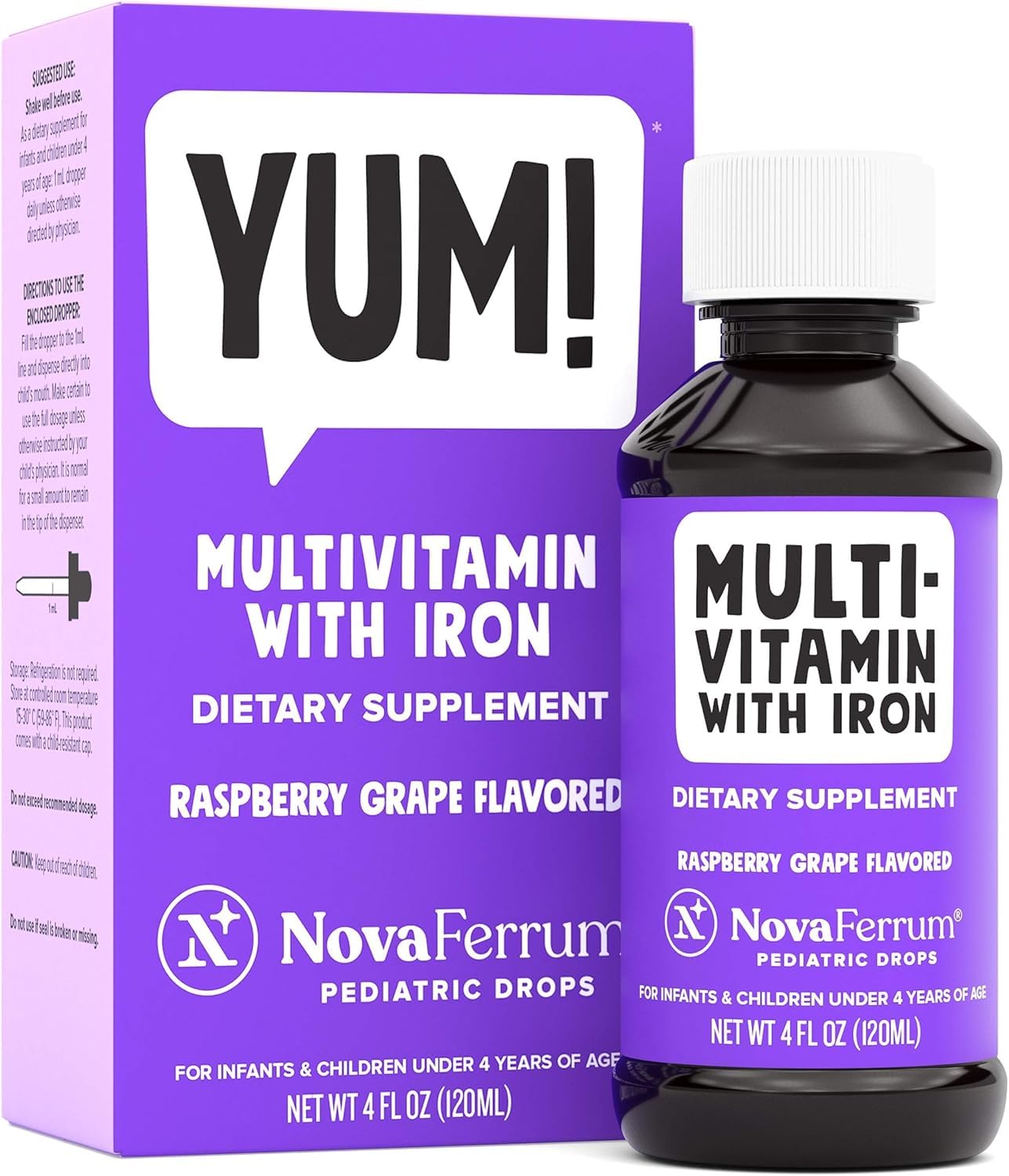 NovaFerrum Multivitamins for Kids bottle front view