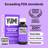 NovaFerrum Multivitamins for Kids bottle side view