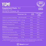 NovaFerrum Multivitamins for Kids serving size measurement
