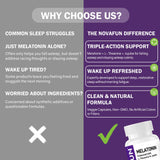 Novafun Melatonin 5mg Supplement with L-Theanine ingredients list
