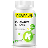 Novafun Potassium Citrate Supplement 1000mg front view