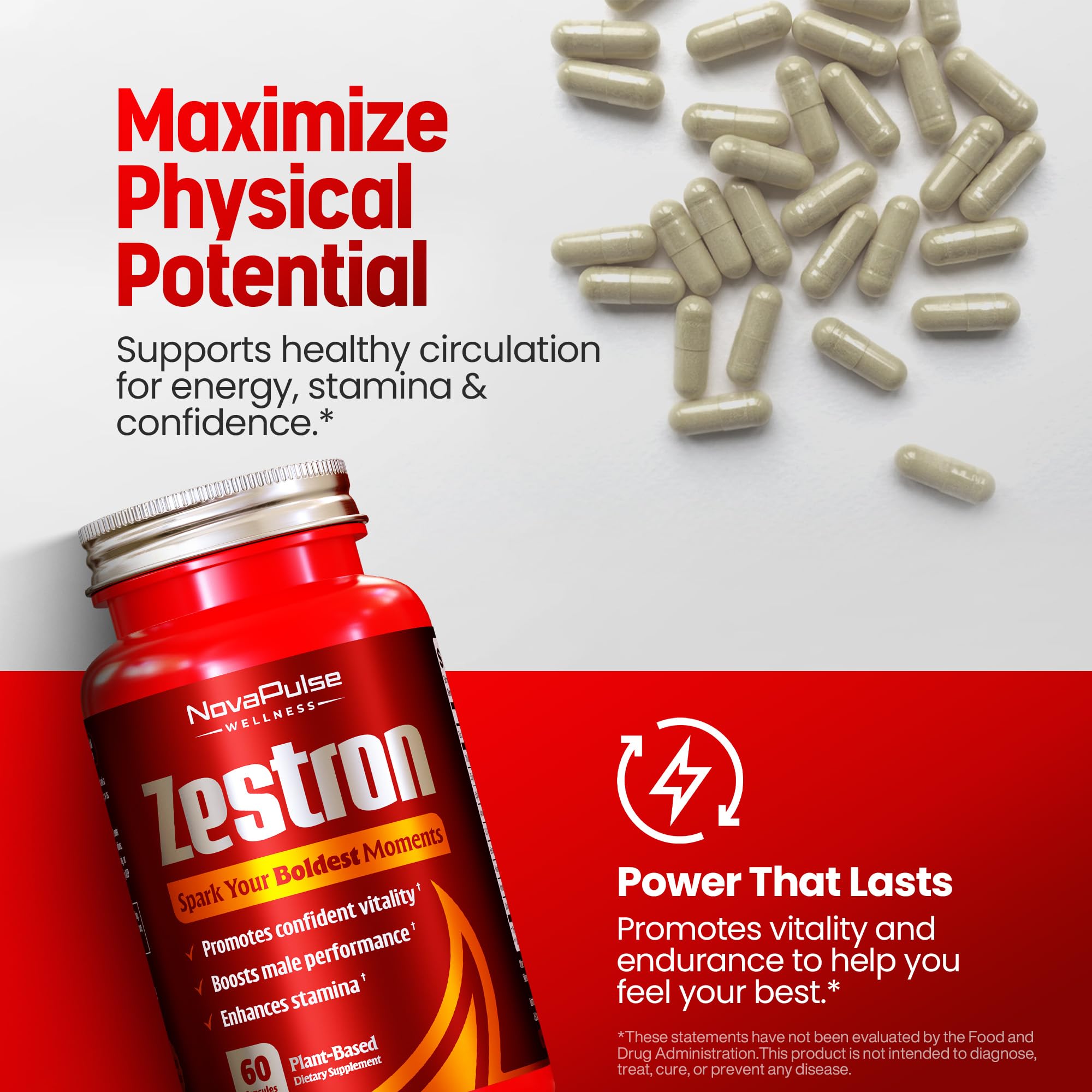 NovaPulse Wellness Performance Support Supplement packaging