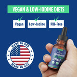 NOVEHA Iodine Drops liquid supplement dropper close-up