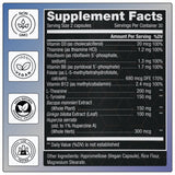 NOVIQ IQ 11-in-1 B-Complex Nootropic Brain Supplement ingredients list