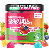 novomins Creatine Monohydrate Gummies bottle front view