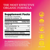 novomins Creatine Monohydrate Gummies with measuring scoop