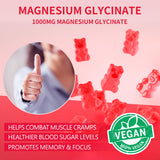 novomins Magnesium Gummies 1000mg with natural raspberry flavour