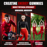 Novure Creatine Gummies with a measuring scoop