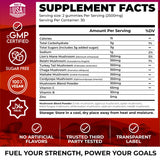 Novure Mushroom Complex Gummies packaging with Wild Raspberry and Pineapple