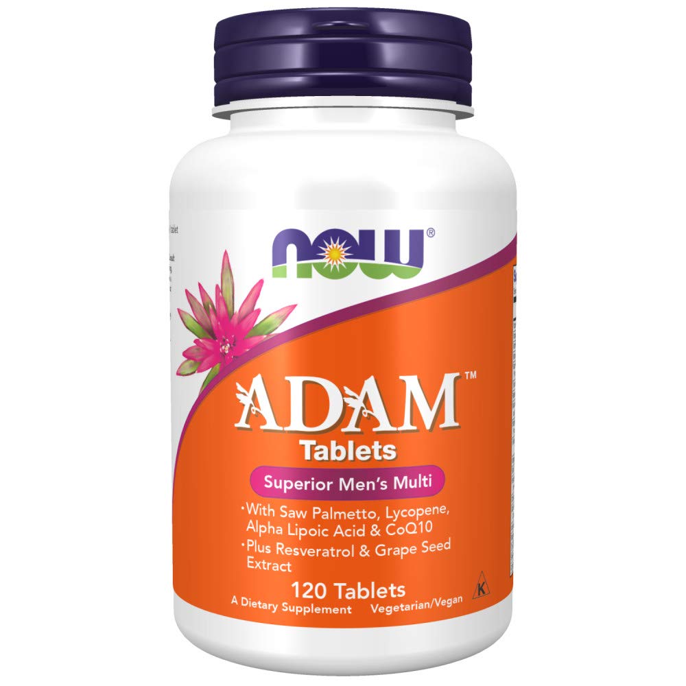 NOW Foods Adam Men's Multivitamin front view of packaging