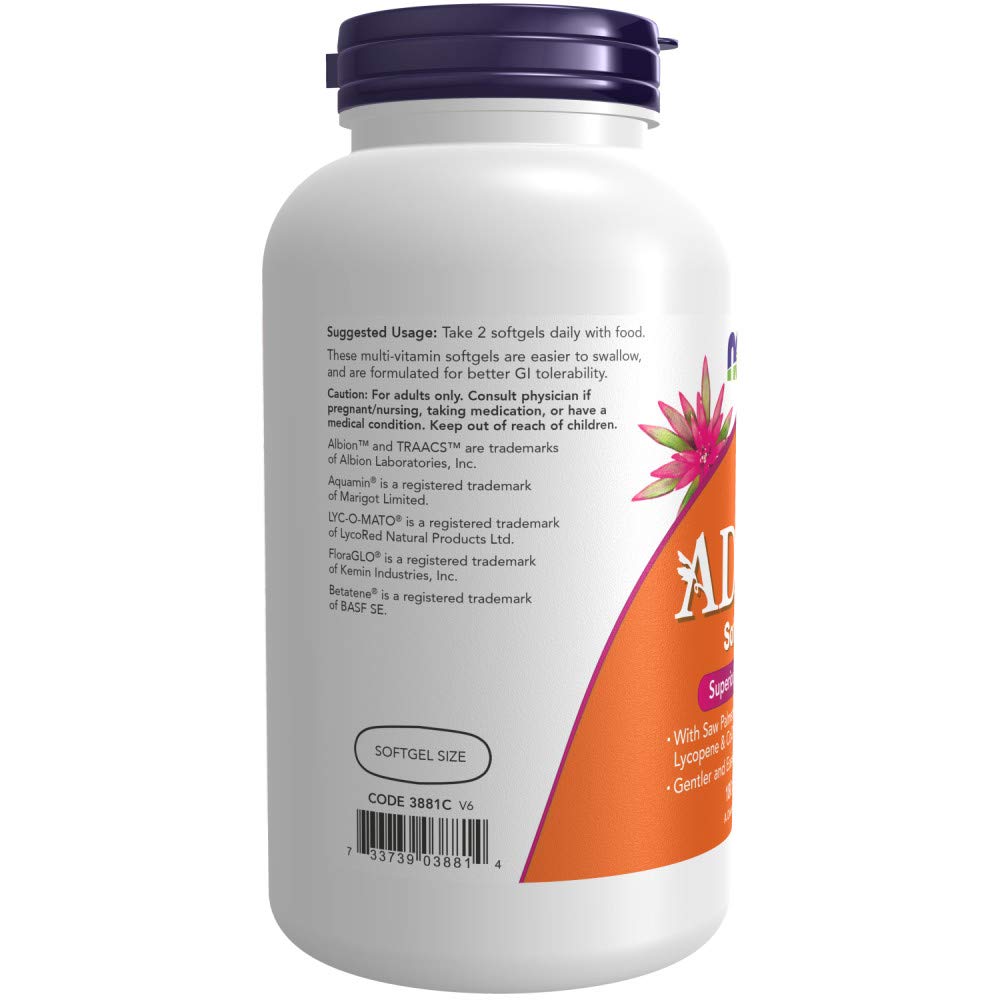 NOW Foods Adam Men's Multivitamin in packaging