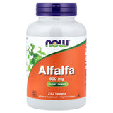 NOW Foods Alfalfa 10 Grain 250 Tabs front view