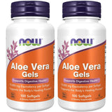 NOW Foods Aloe Vera Softgels 100 count front view