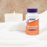 NOW Foods Ashwagandha daily wellness packaging details
