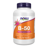 NOW Foods B-50 B-Complex 250 Capsules front view
