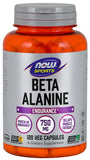 NOW Foods Beta-Alanine 120 Capsules Pack of 2 front view