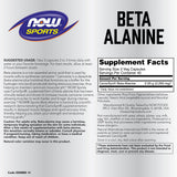 NOW Foods Beta-Alanine 120 Capsules Pack of 2 side view