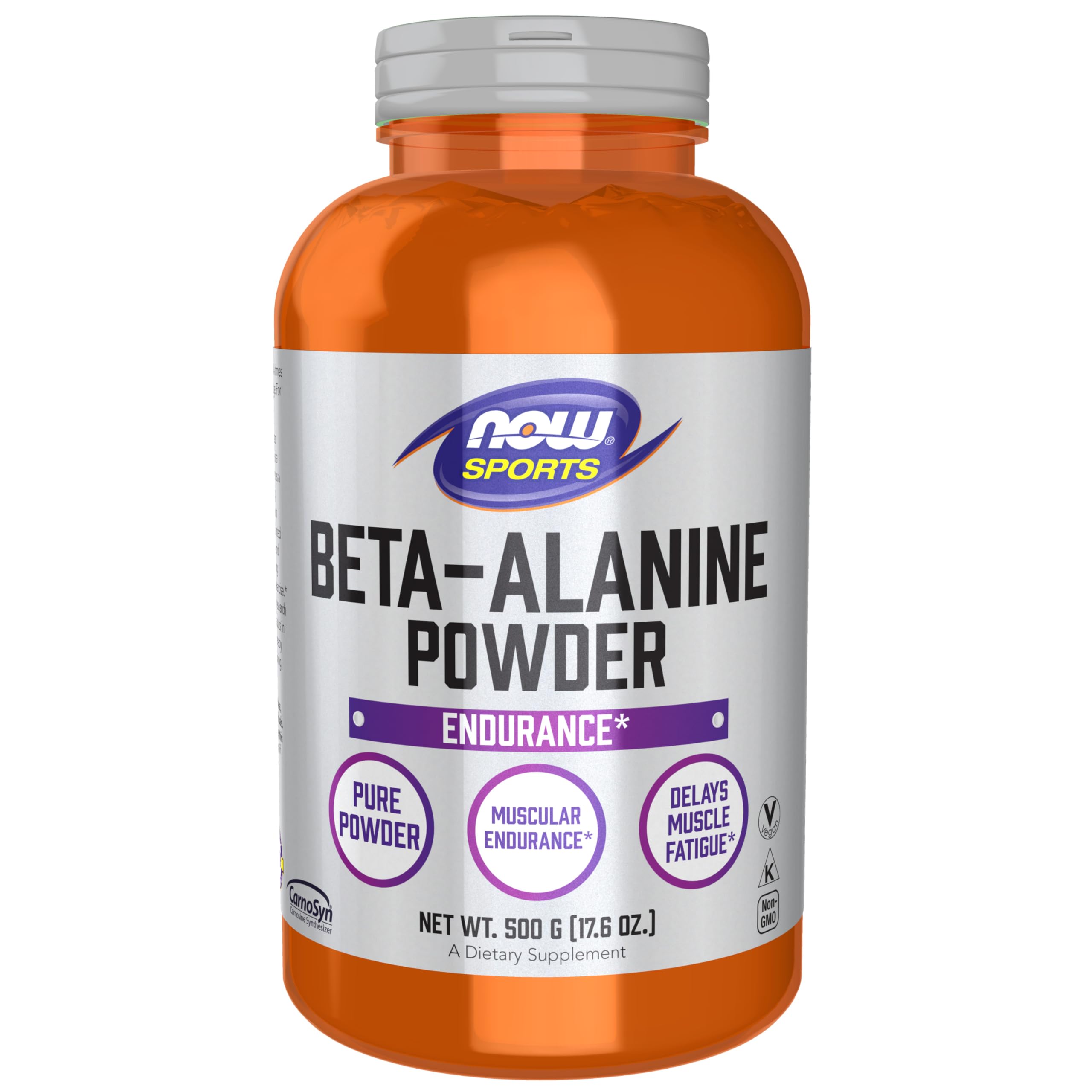 NOW Foods Beta-Alanine 580g front view