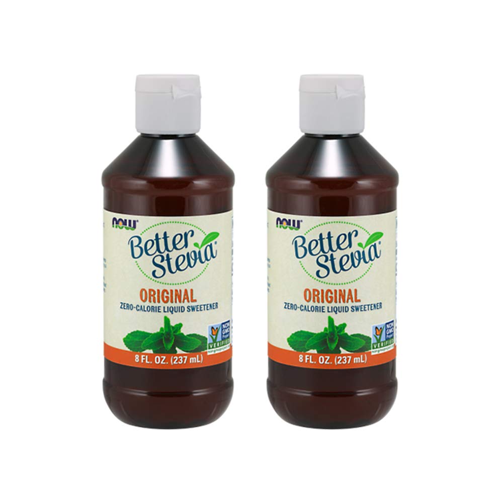 NOW Foods BetterStevia 558g front view with packaging