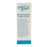 NOW Foods BetterStevia Balance packet in a lifestyle setting with beverages