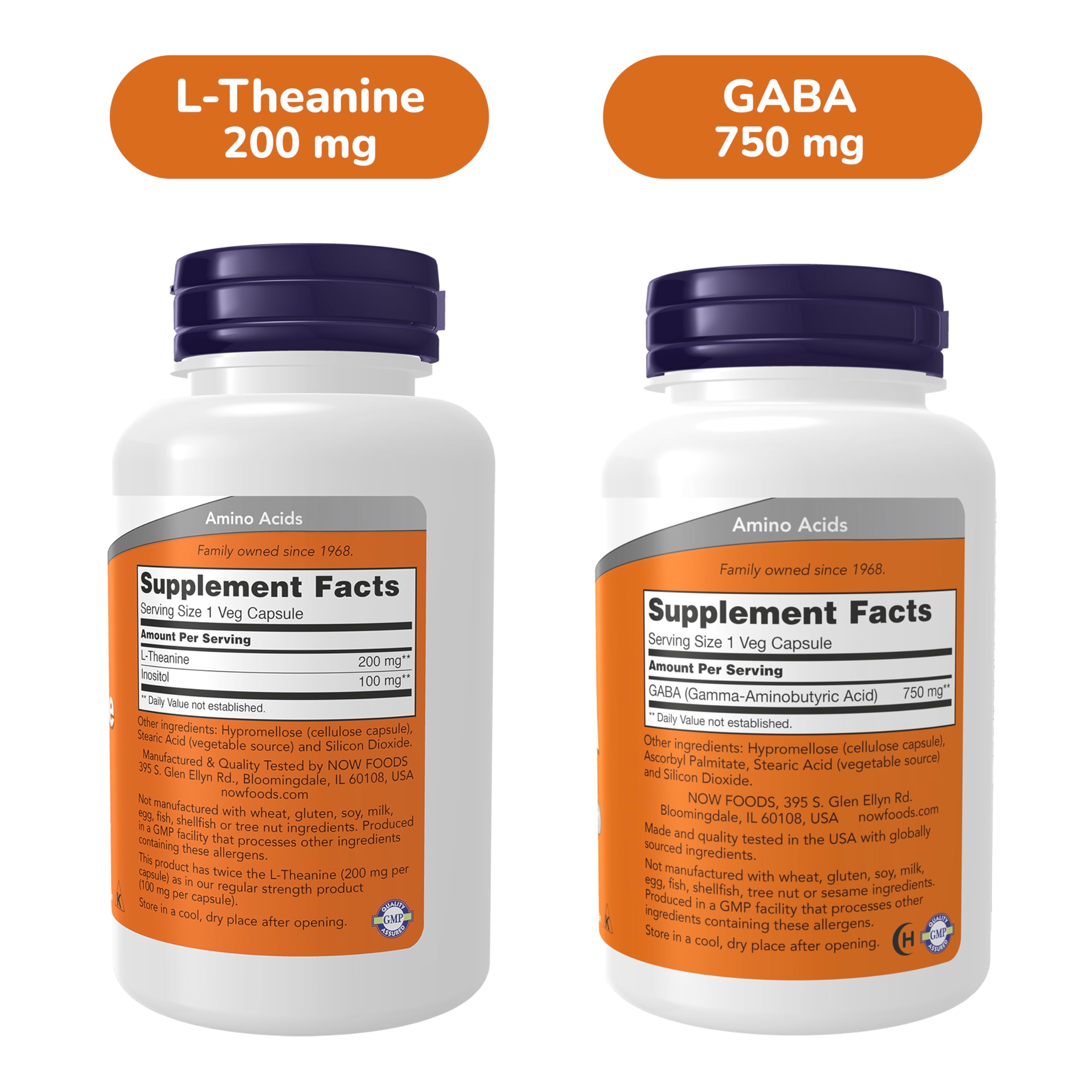 NOW Foods Blended Vitamin & Mineral Supplement side view