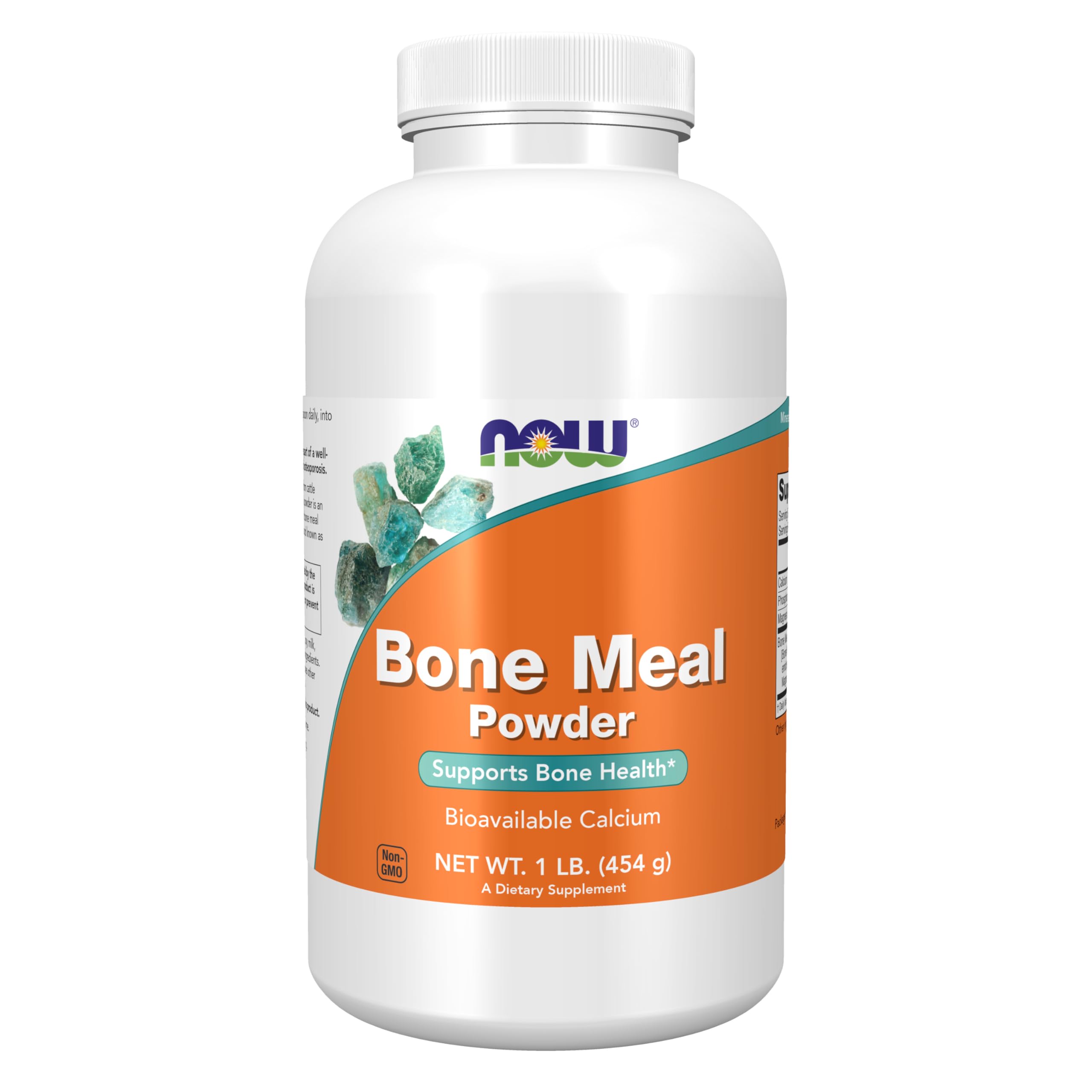 NOW Foods Bone Meal Powder 540g front view