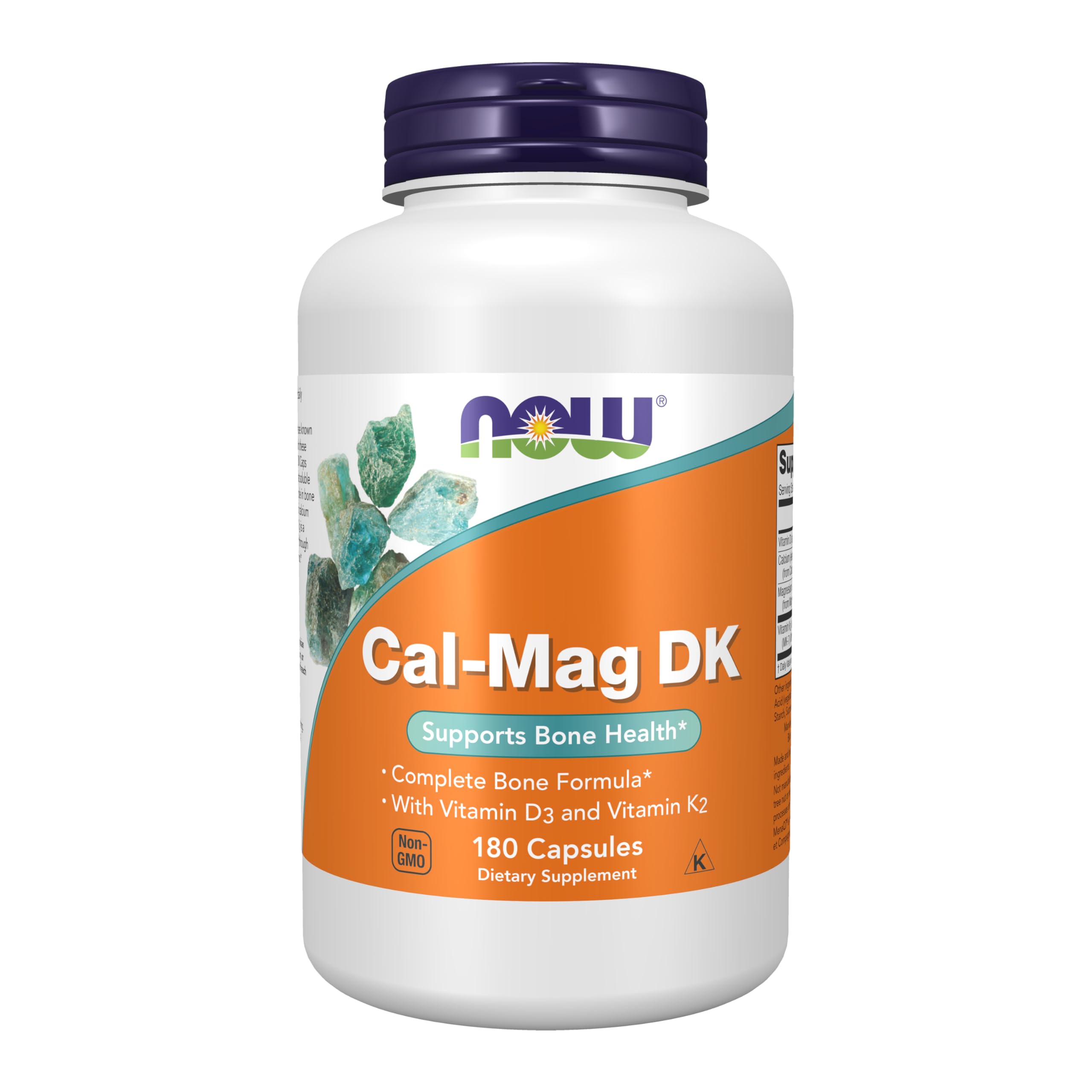 NOW Foods Cal-Mag DK Caps 90 Capsules front view