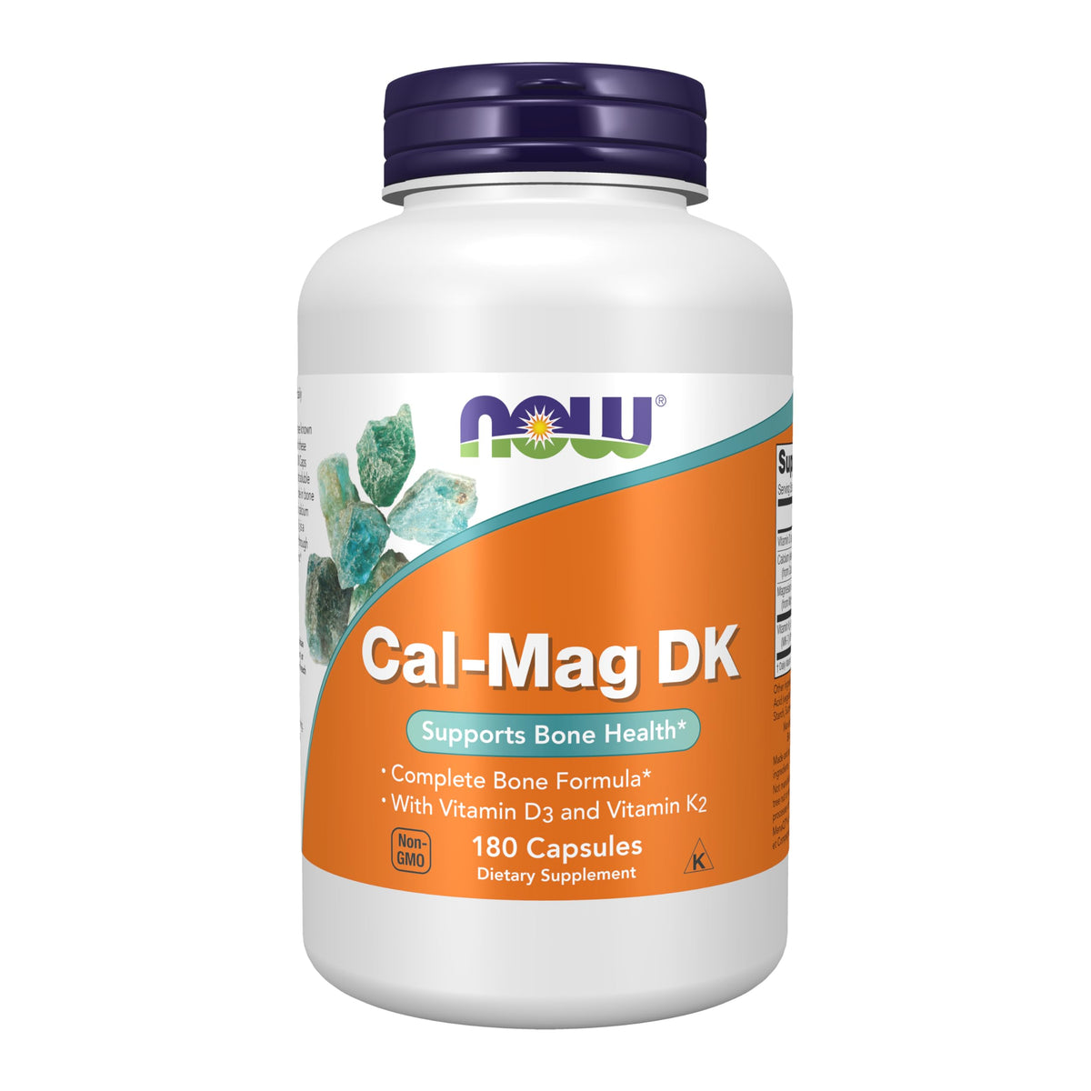 NOW Foods Cal-Mag DK Caps 90 Capsules front view