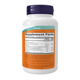 NOW Foods Calcium Citrate Tablets back view with supplement facts