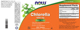 NOW Foods Chlorella Supplement packaging