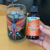 NOW Foods Chlorophyll Liquid Concentrate 4X packaging details