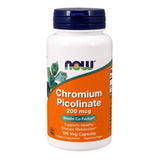 NOW Foods Chromium Picolinate 200mcg 100 Capsules with packaging