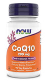 NOW Foods CoQ10 100mg vegan capsules front view