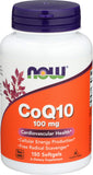 NOW Foods CoQ10 Supplement front view of packaging