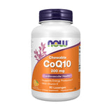 NOW Foods CoQ10 Vegan Chewable Lozenges 132g front view