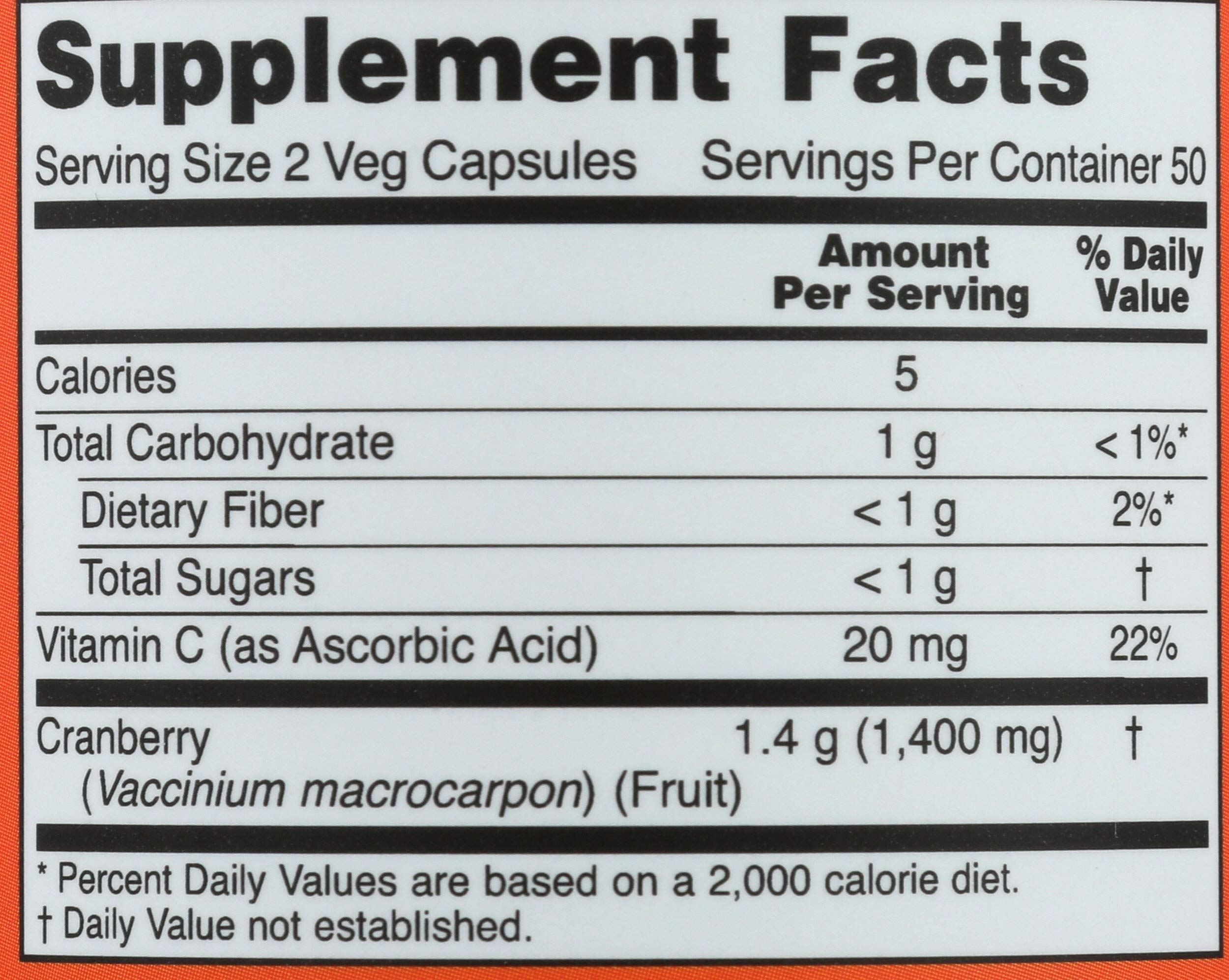 NOW Foods Cranberry Concentrate packaging