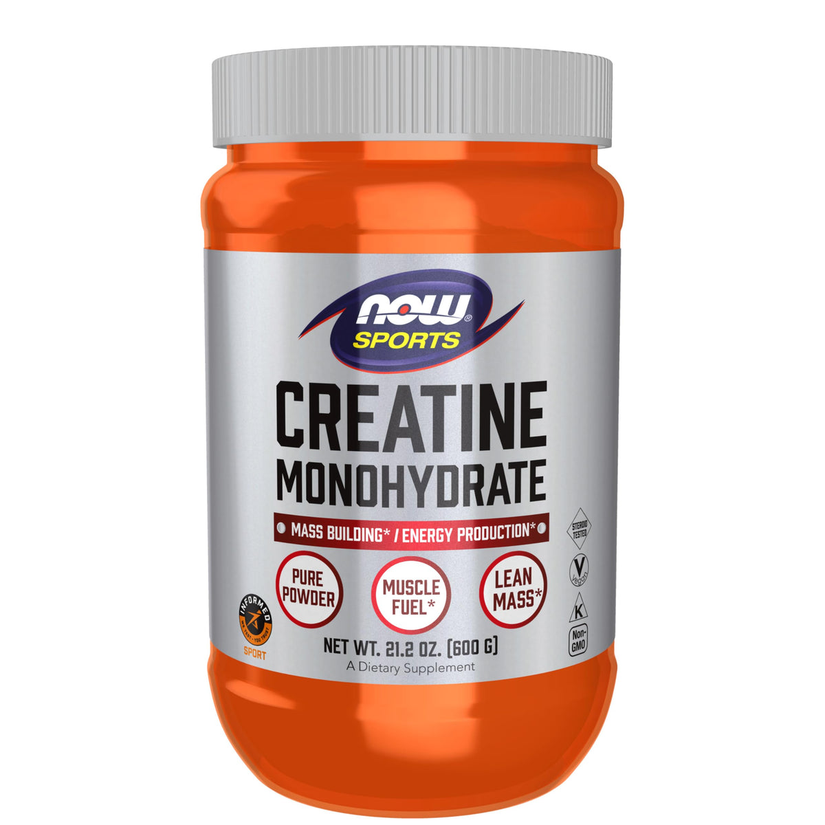 NOW Foods Creatine Monohydrate 699g front view