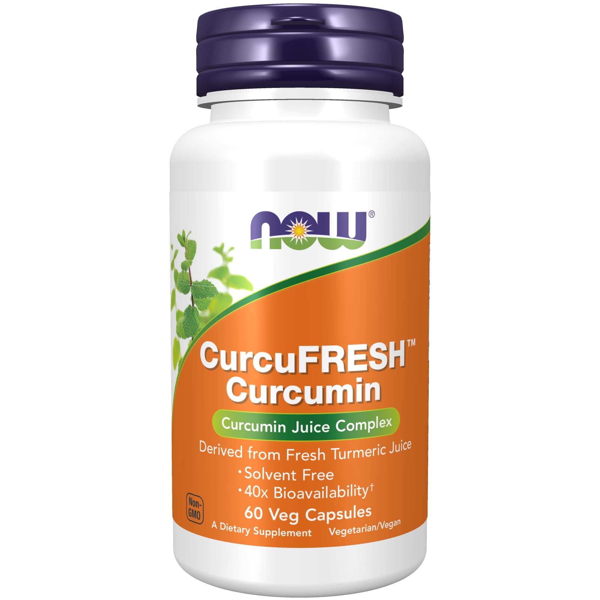 NOW Foods CurcuFRESH Curcumin Juice Complex 68g front view