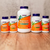 NOW Foods Curcumin 120 Vcaps with measuring spoon for dosage