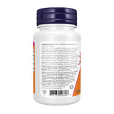 NOW Foods D3 + K2 Capsules side view with dosage details