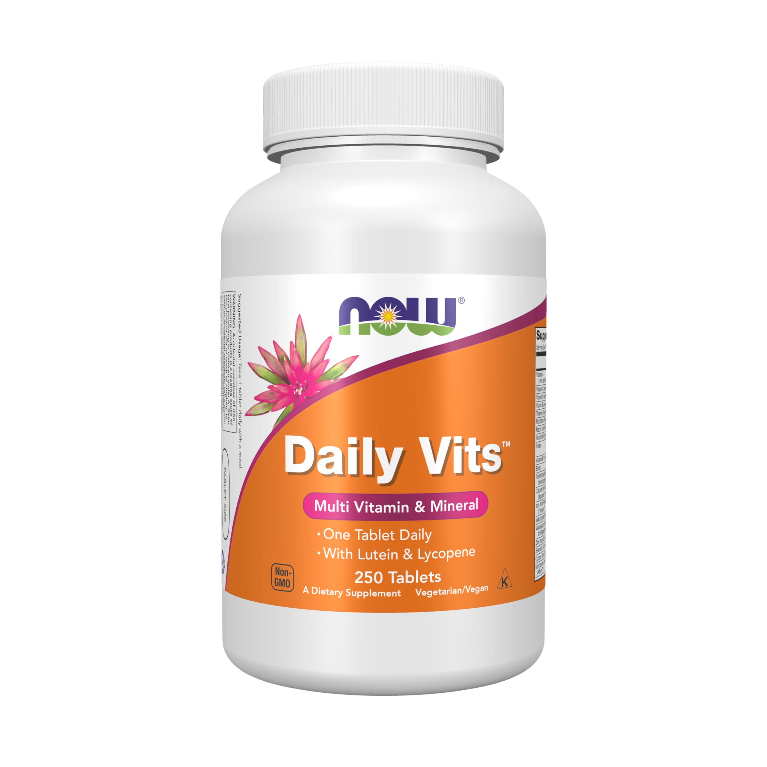 NOW Foods Daily Vits Multivitamin 300g front view