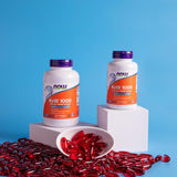 NOW Foods Double Strength Krill Oil 1000mg softgel back view