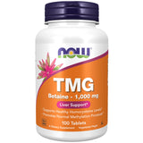 NOW Foods Extra Strength TMG 1,000 mg Tablets front view