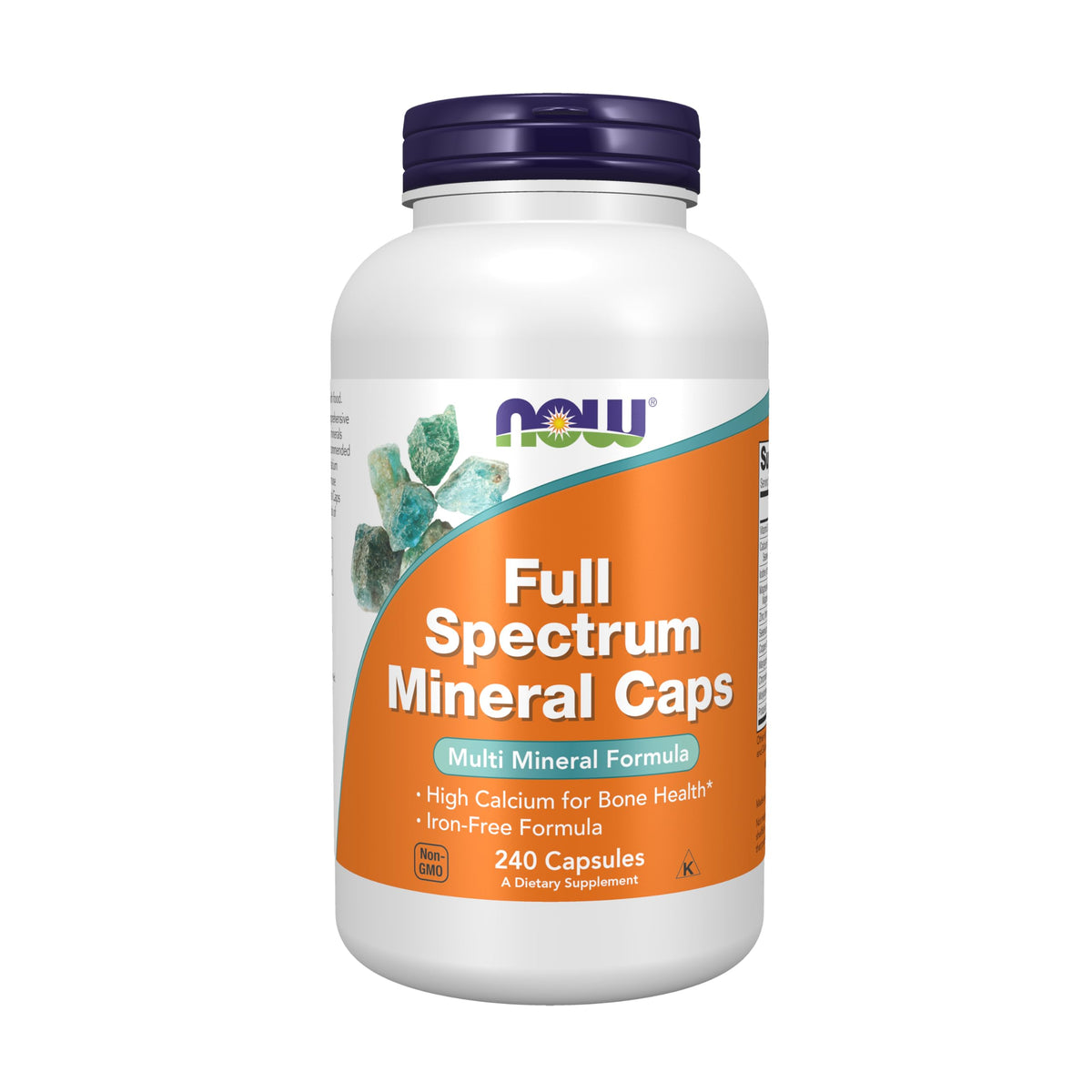 NOW Foods Full Spectrum Mineral Caps 315g front view