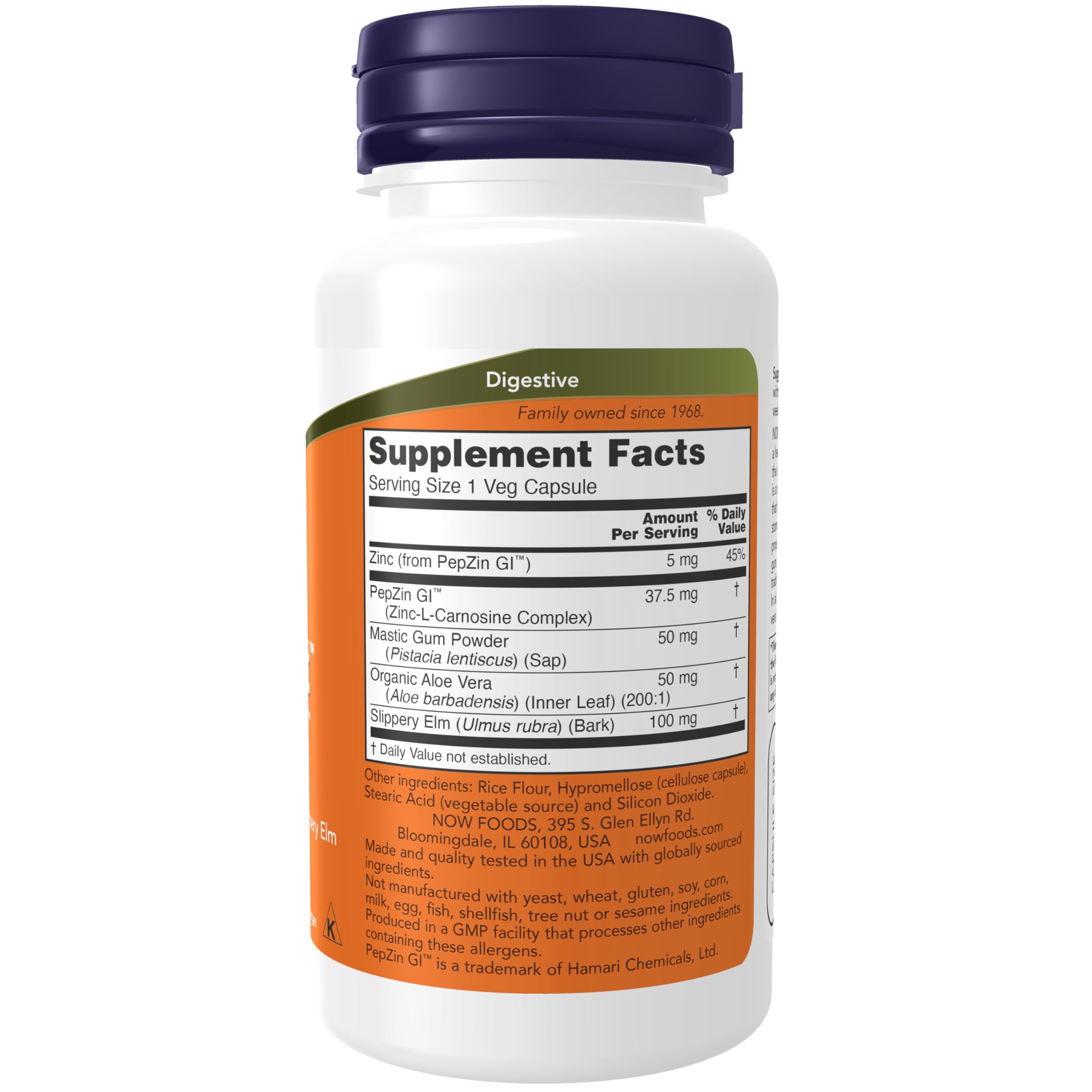 NOW Foods Gastro Comfort capsule close-up