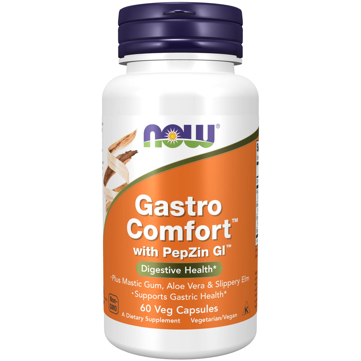 NOW Foods Gastro Comfort front view packaging