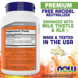 NOW Foods Glutathione 500mg side view with label